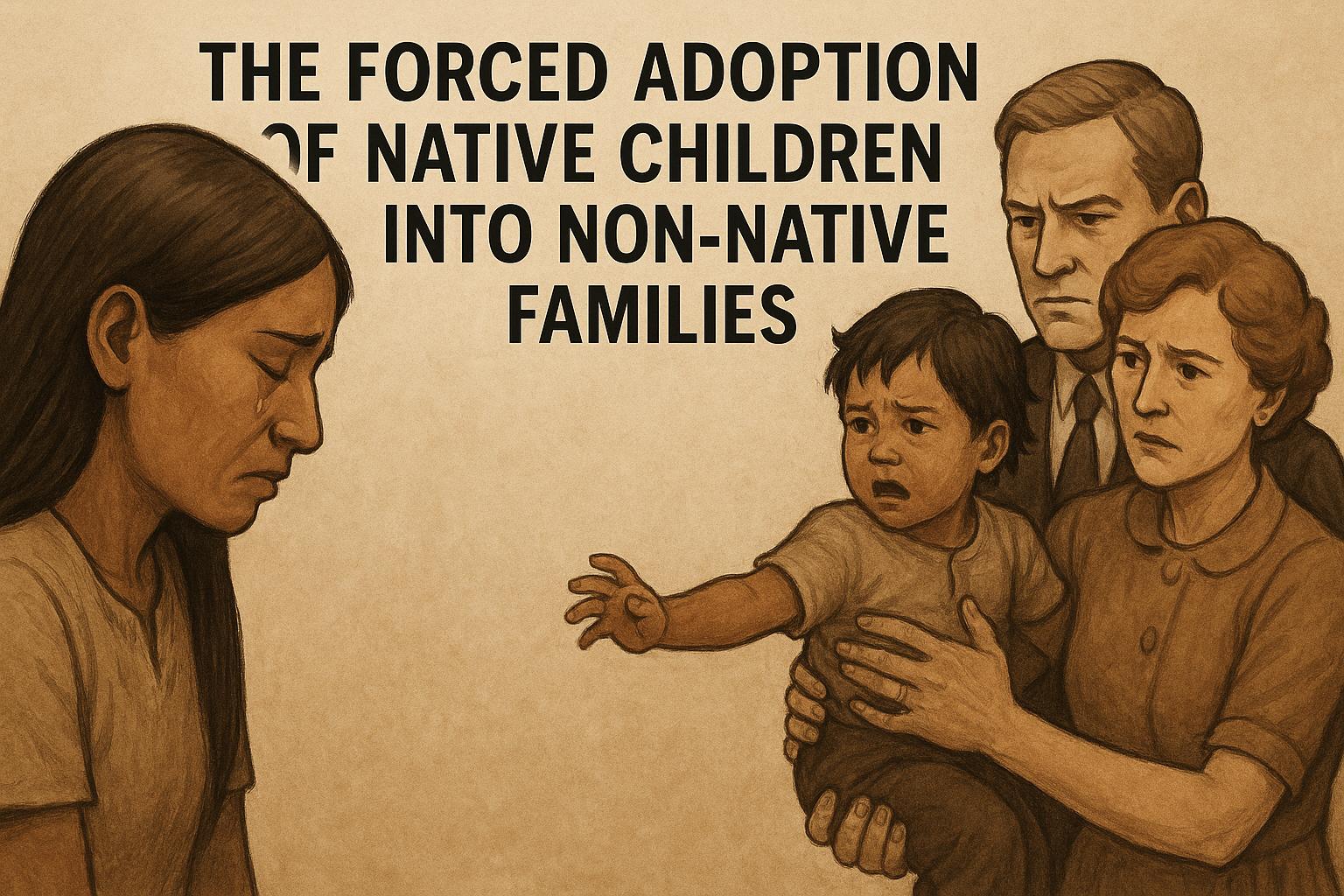 The Forced Adoption of Native Children into Non-Native Families